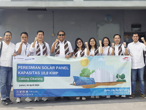 FIFGROUP Wujudkan Visi Keberlanjutan,  Solar Panel ke-20 Terpasang di Cabang Cikarang